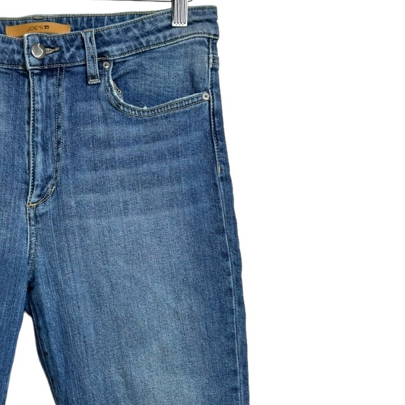 Joe's Jeans The Charlie High Rise Skinny Ankle Blue Jeans Raw Hem 29 - Picture 8 of 16